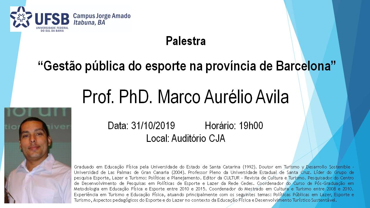 palestra divulgação