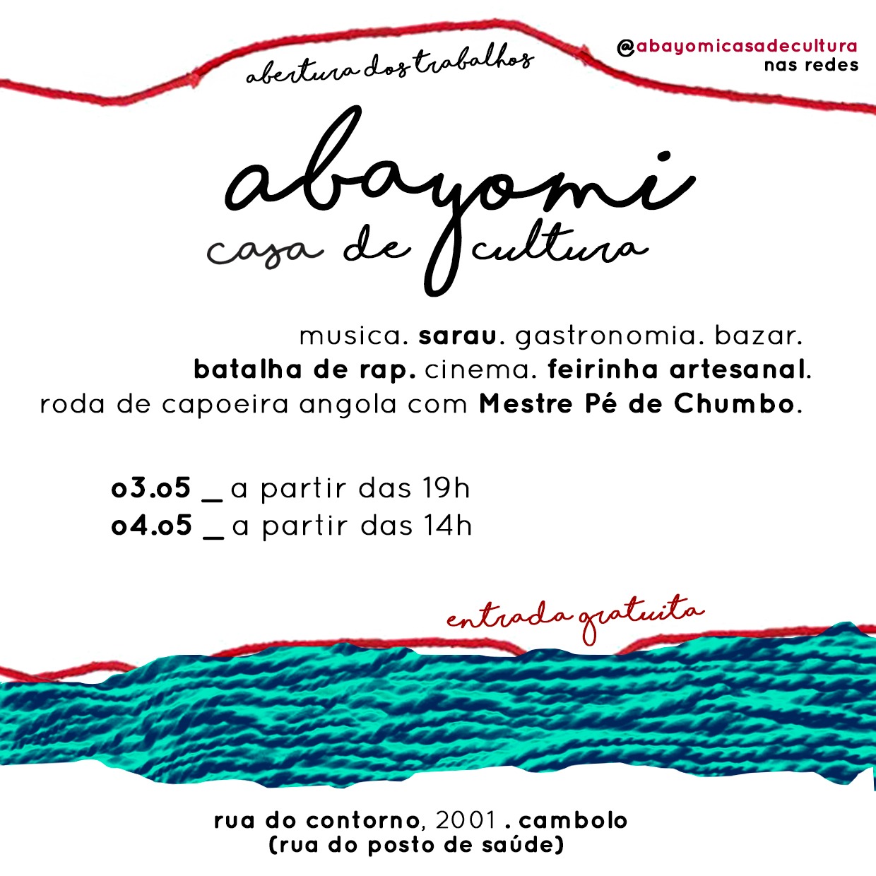 ABAYOMI Convite Inauguração