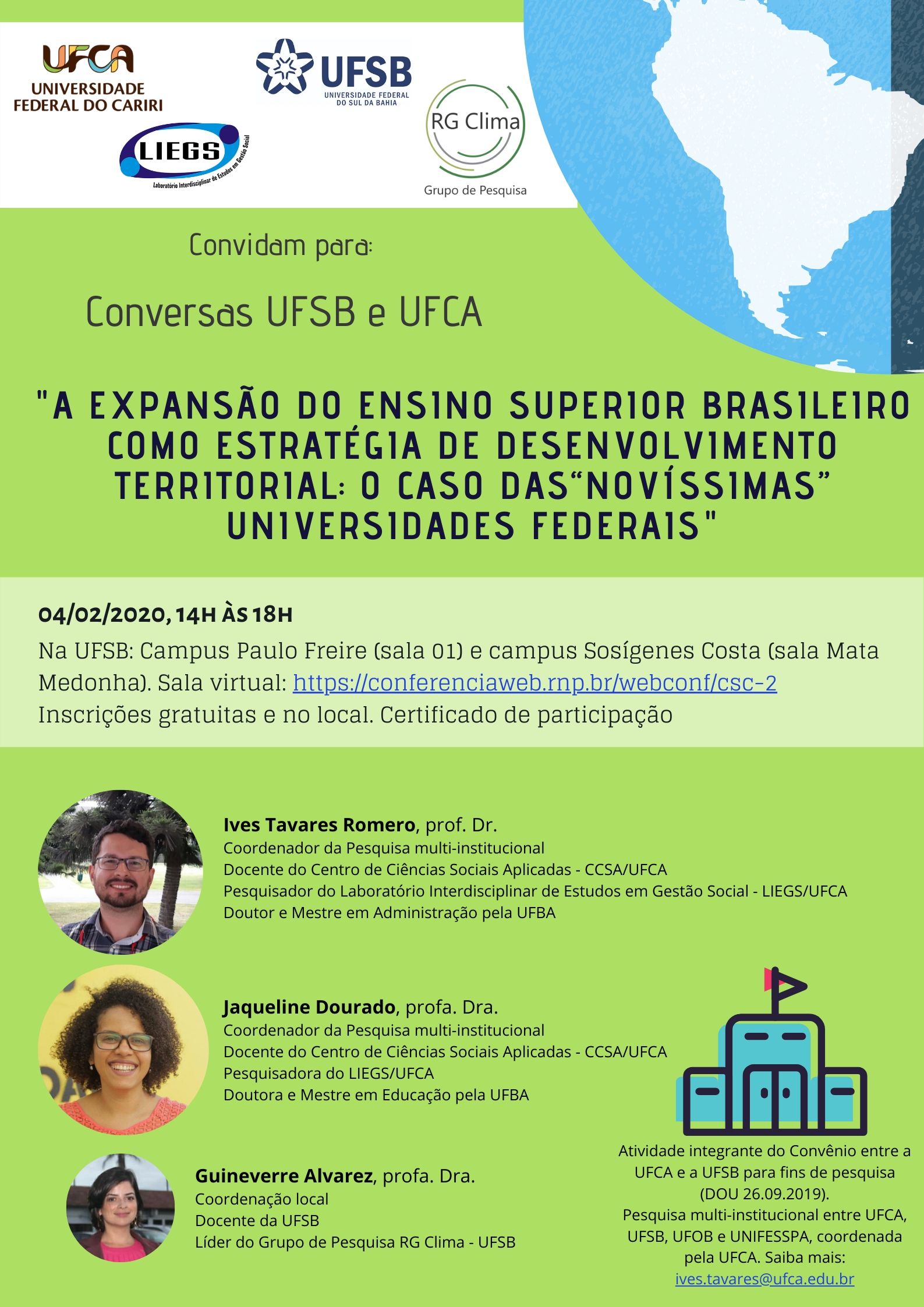 Arte Conversas UFSB e UFCA