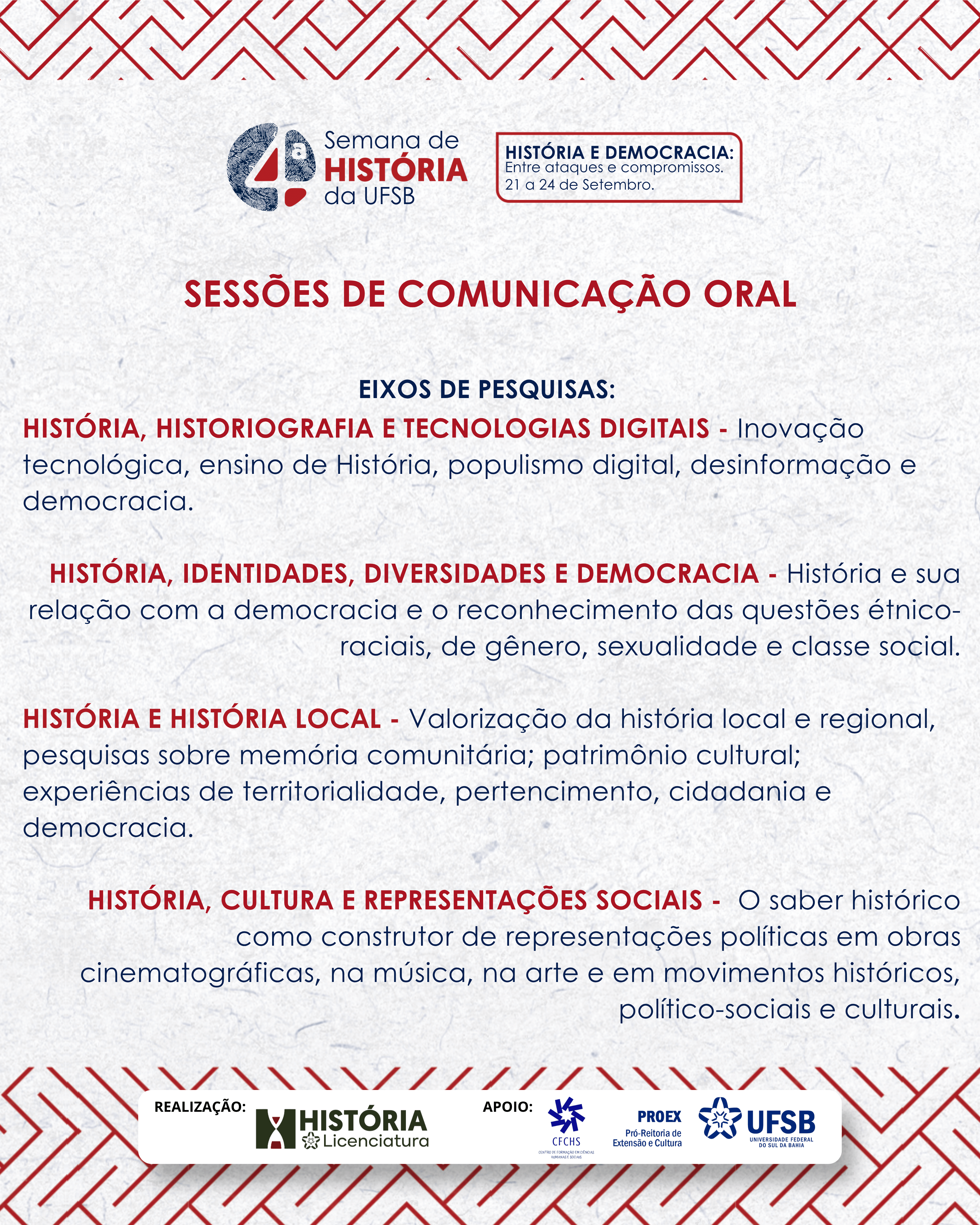 2 post submissoes 4a Semana de História da UFSB