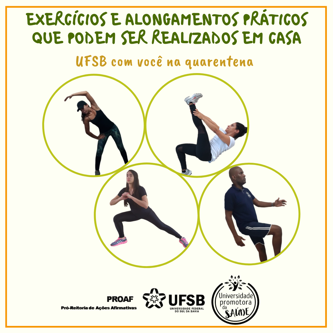 Cartilha sobre Exercícios e Alongamentos Práticos que Podem Ser Realizados em Casa